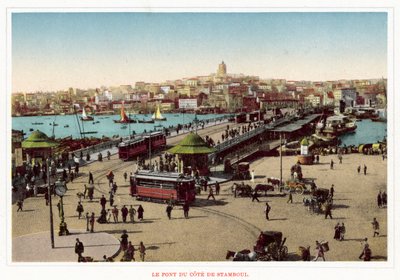 The Bridge on the Stamboul Side by European Photographer